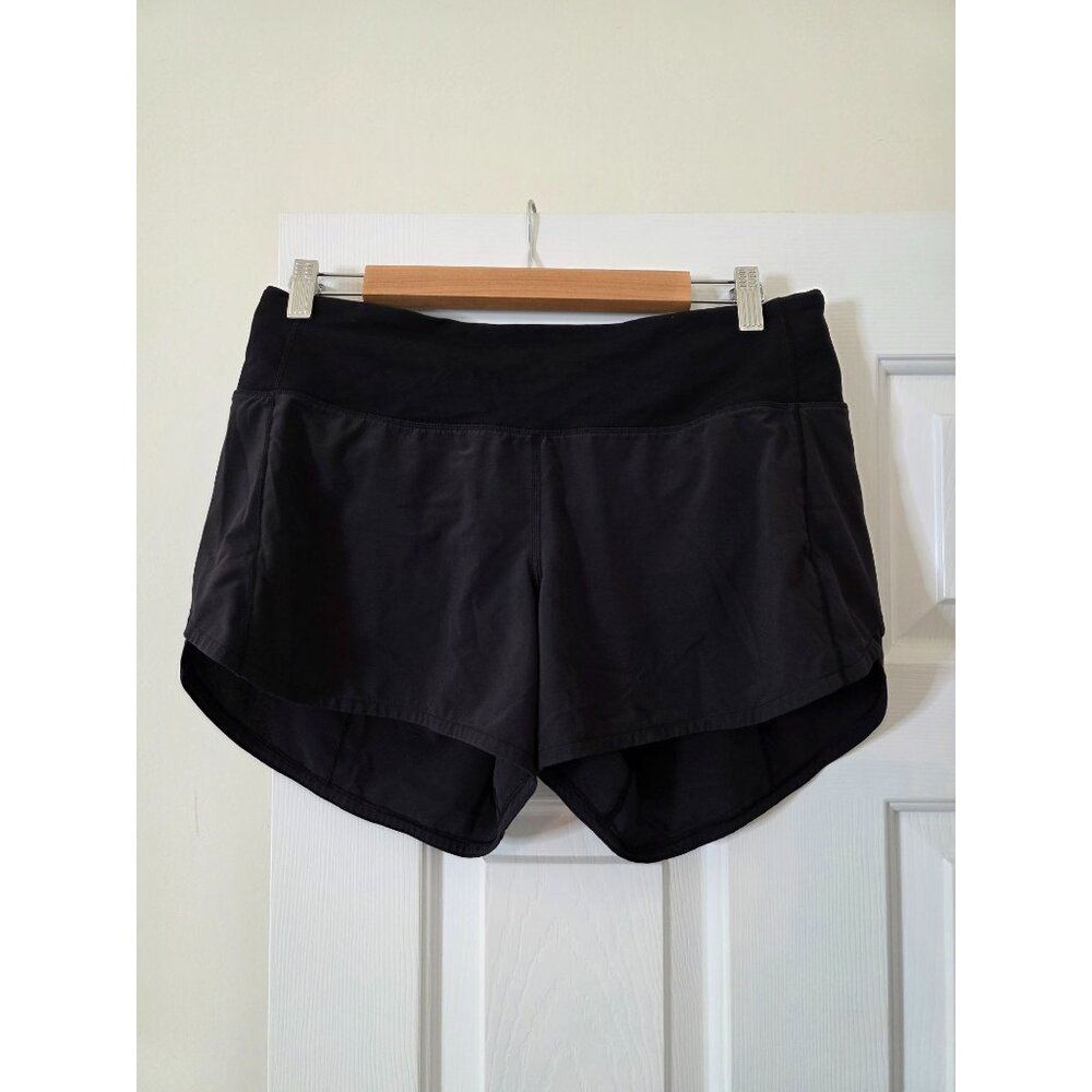 Lululemon Speed Up Short Black LW7AVBT 8